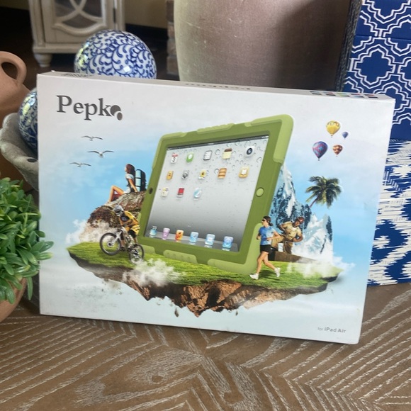 PEPKO iPad Air Tablet Protection Case Black & Blue - Picture 1 of 4